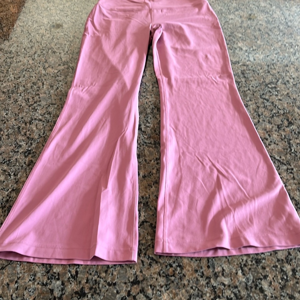 Lululemon Mini Flare Align Leggings Brand New Without Tags Size 10 Rose